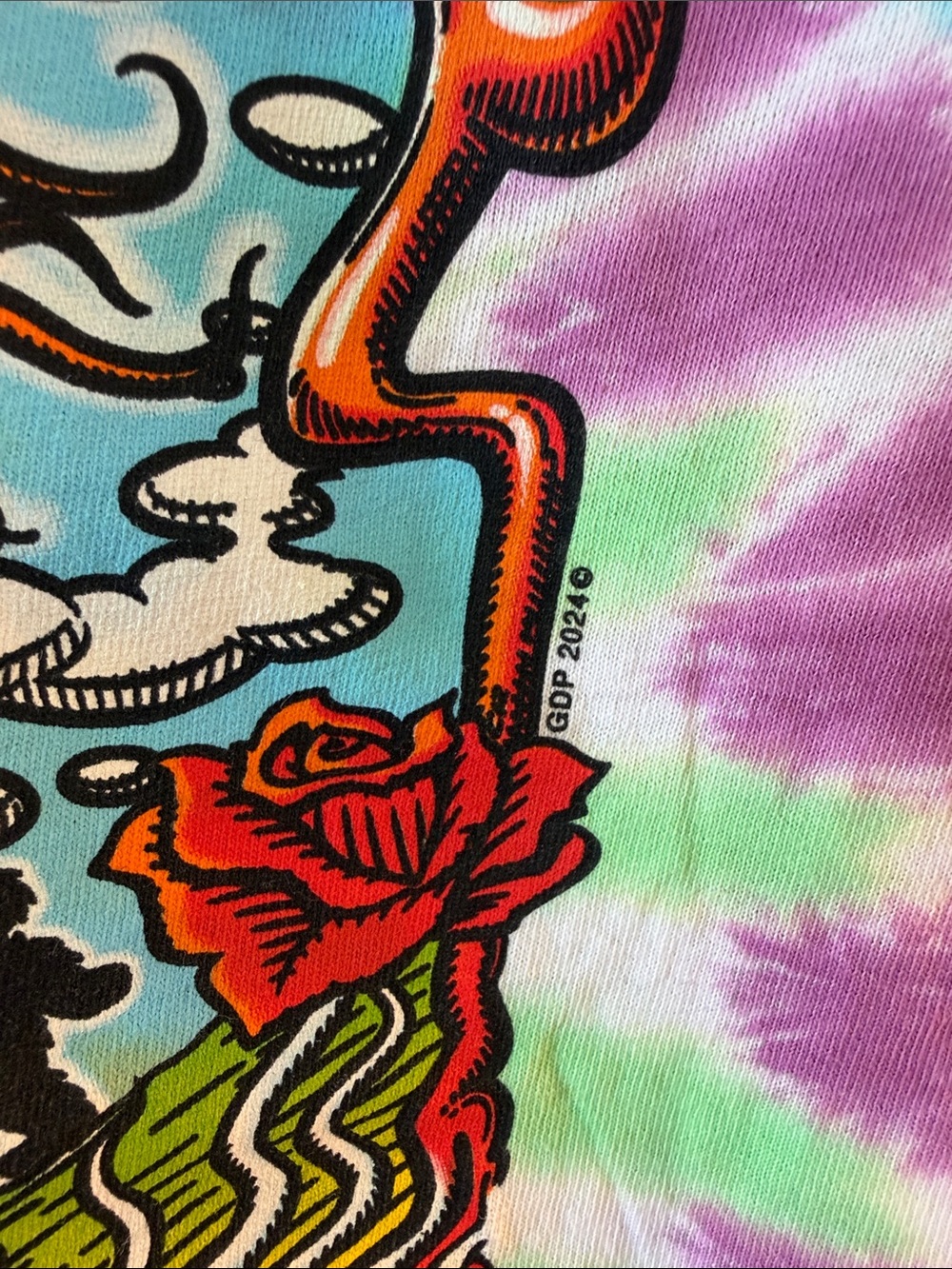 Grateful Dead Las Vegas Sphere Tie-Dye Graphic Tee - Men’s Large - Picture 5 of 6